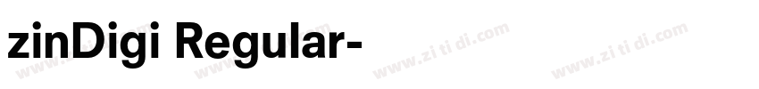 zinDigi Regular字体转换